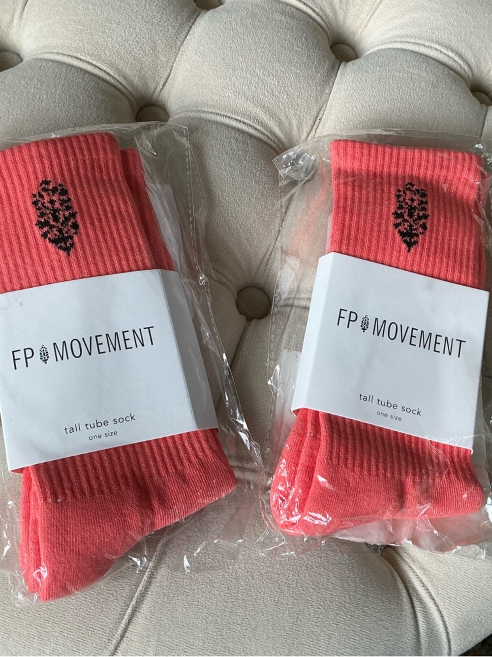 FP Movement Tall Tube Socks Two pairs NWT